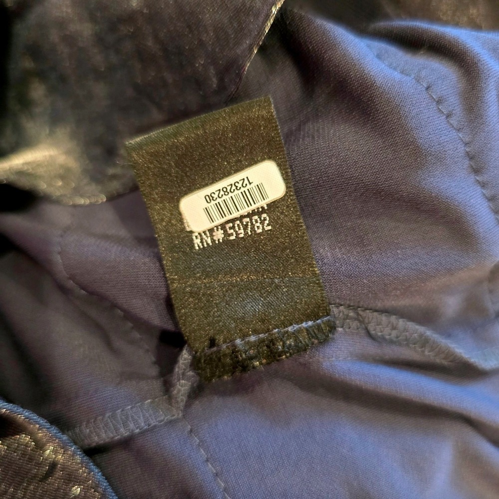 Adrianna Papell Shutter Pleat Tiered Dress Size 12 Metallic Slate Blue Cocktail - Picture 10 of 11
